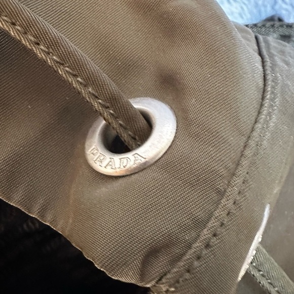 Prada Green Tessuto Nylon Backpack - Picture 6 of 16